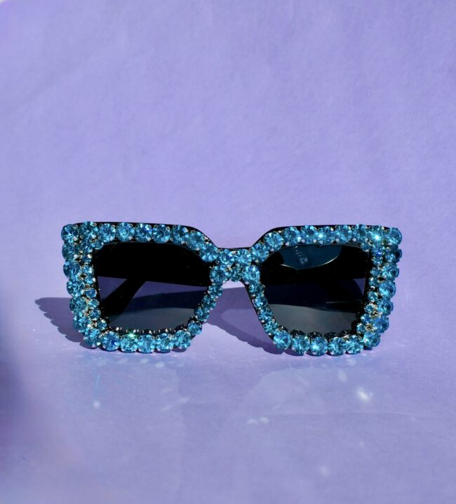 Mustat timantti aurinkolasit turkoosi titiMadam Jewelry Mustat timantti aurinkolasit turkoosi titiMadam Jewelry