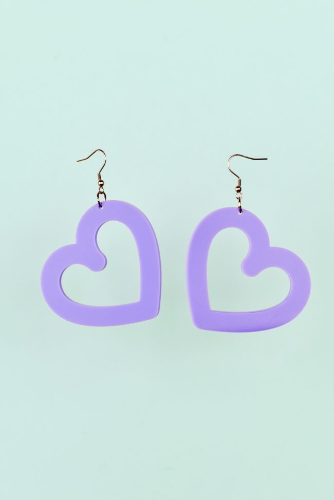 Sydän korvakorut laventeli titiMadam Jewelry Sydän korvakorut laventeli titiMadam Jewelry