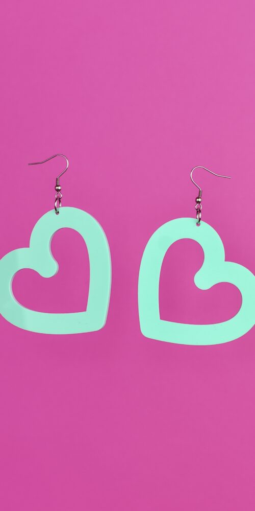 Sydän korvakorut minttu titiMadam Jewelry