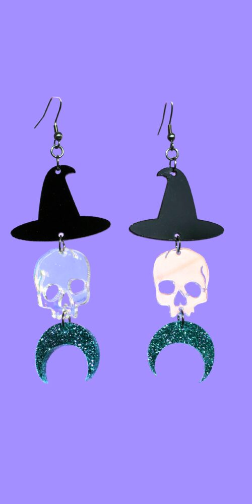 Cowboy Pääkallo Korvakorut Halloween Special titiMadam Jewelry