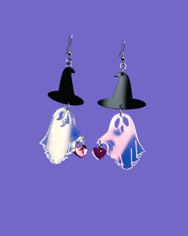 Kummitus Hatulla Halloween Korvikset titiMadam Jewelry Kummitus Hatulla Halloween Korvikset titiMadam Jewelry