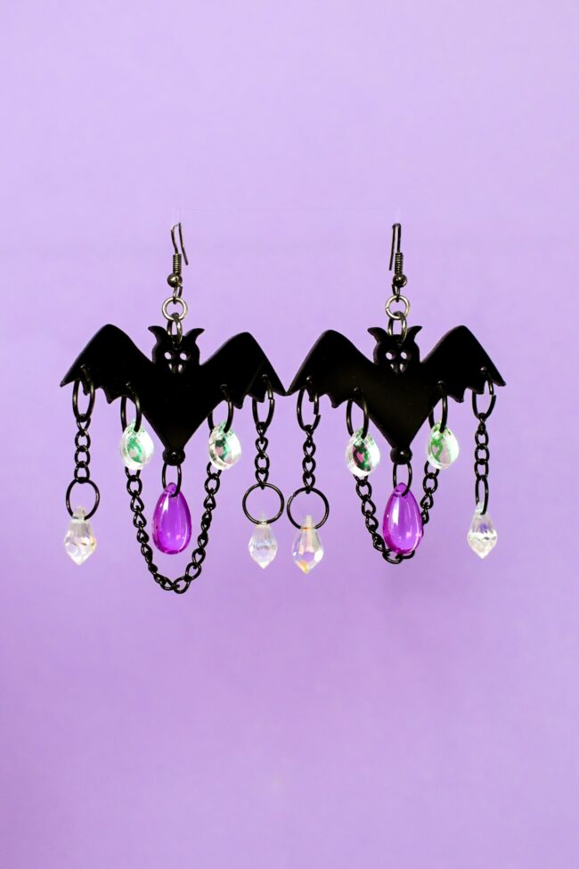 Lepakko moniosaiset Halloween Special korvakorut titiMadam Jewelry