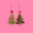 Vihreät glitter Joulukuusi korvakorut titiMadam Jewelry