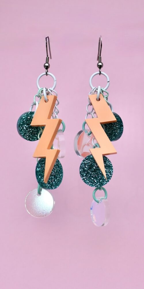 DOP Light 1 Uniikit moniväriset korvakorut limited edition titiMadam Jewelry