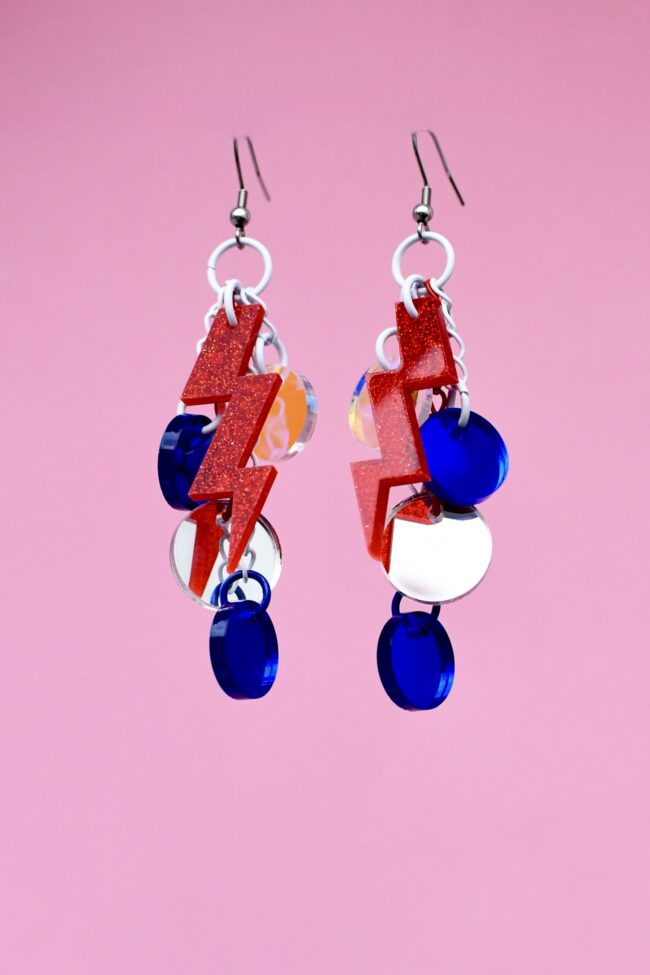 DOP Light 4 limited edition salama korvakorut punainen titiMadam Jewelry DOP Light 4 limited edition salama korvakorut punainen titiMadam Jewelry