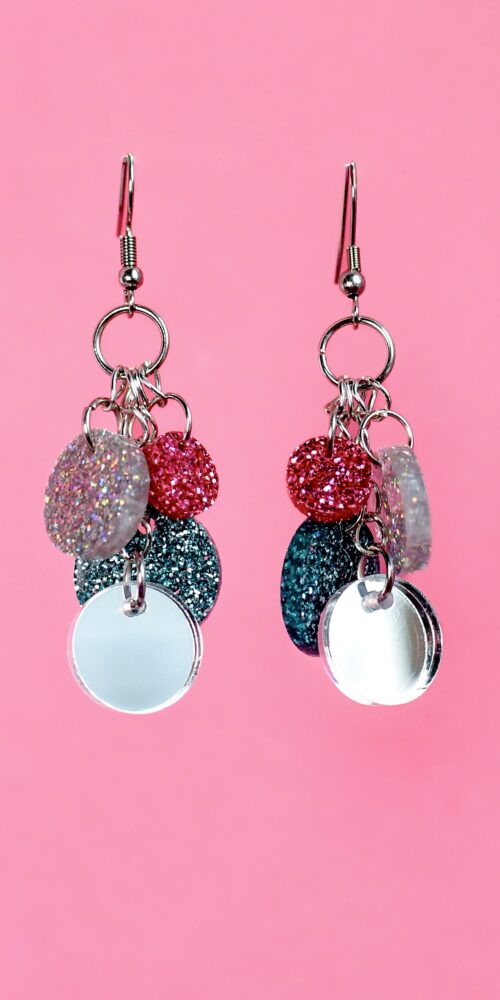 DOP Basic moniosaiset glitter korvakorut Fancy sävyssä titiMadam Jewelry